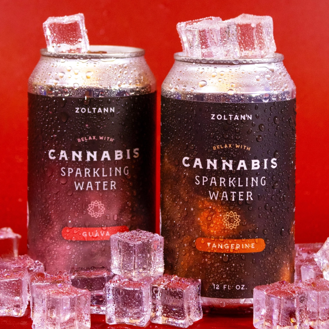 Cannabis Sparkling Waters (4 pack) 30 mg THC