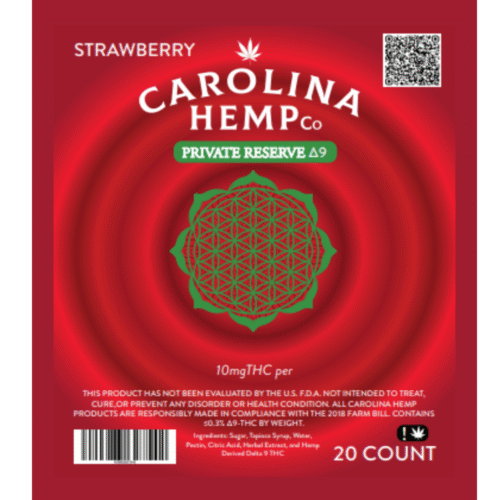 Carolina Hemp Company Private Reserve 10 mg Delta-9 Gummy 20ct