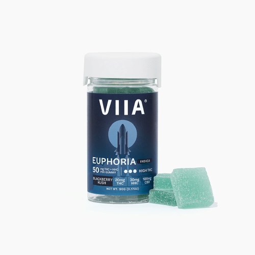 Euphoria Indica Gummies - 50 mg THC