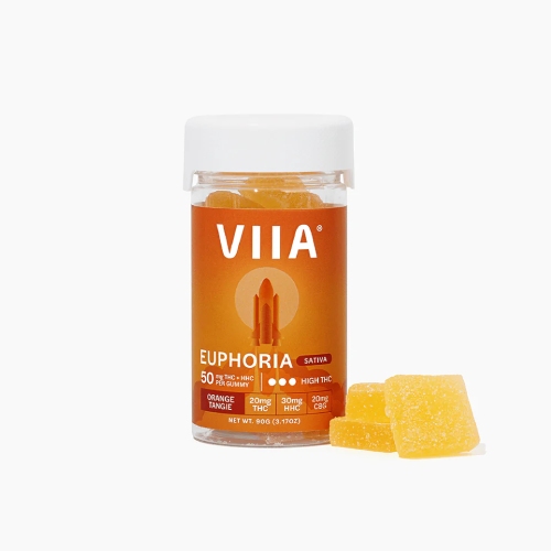 Euphoria Sativa Gummies - 50 mg THC